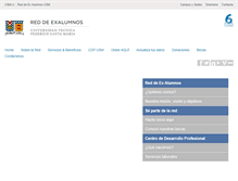 Tablet Screenshot of exalumnos.utfsm.cl